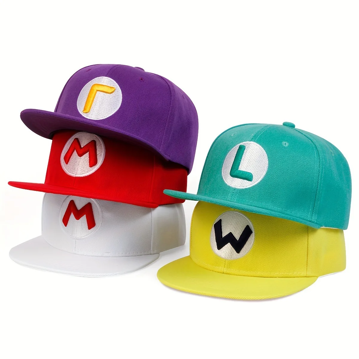 

Hot Game Style Hats Hip Hop Cap Mari Baseball Cap Multicolors