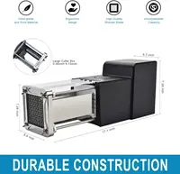 French Fry Cutter, Sopito Commercial Grade Potato Cutter with 1/2-Inch Blade Stainless Steel Perfect for Potatoes Carro 2
