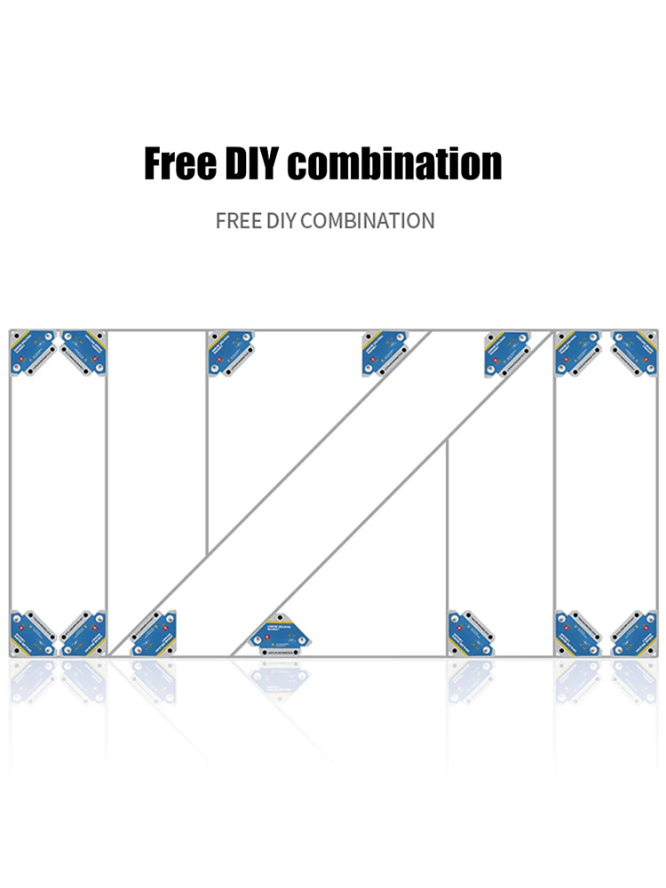 Magnetic welding fixer 4pcs Magnetic Welding Fixer 45/90/135 Degree Multi-angle Magnet Weld Positioner