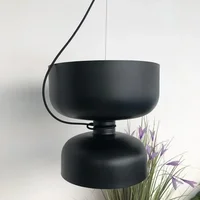 Lustre LED en fer forgé pour restaurant et chambre à coucher, abat-jour créatif, lampe à suspension, étude, décoration intérieure, designer nordique et danois 6