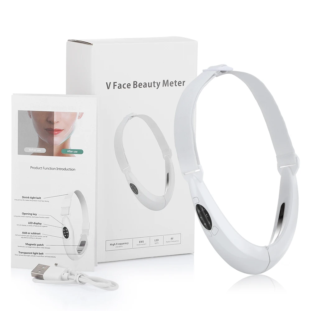Advanced V Shape Facial Lifting and Slimming Massager with EMS Technology