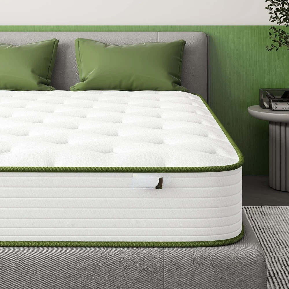 

10 Inch Memory Foam Mattress Hybrid Full Mattress in a Box with Wrapped Innersprings CertiPUR-US