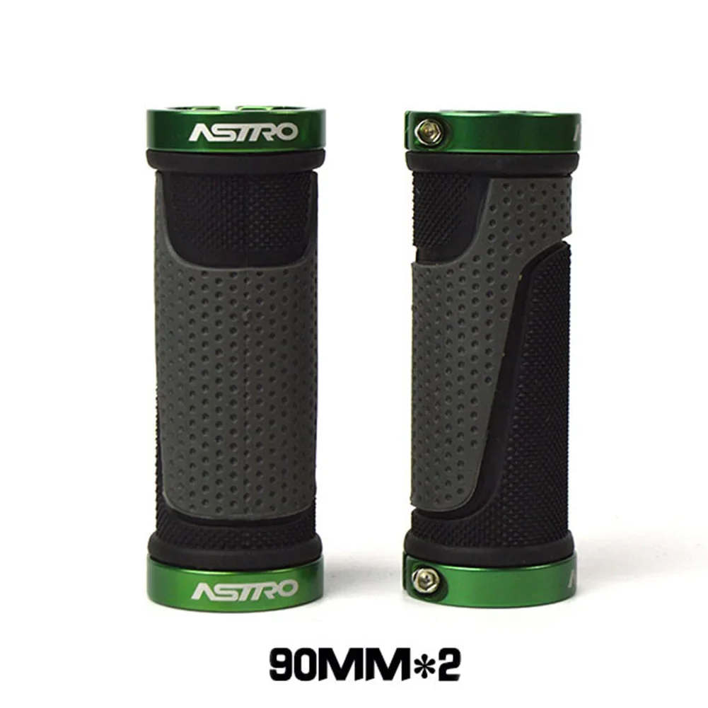 1 Pair 90mm Bike Handlebar Grips TPR Rubber Cover For Bicycle Cycling Handle Bar Grip Universal Size For 22MM Replacement parts bicycle handlebar grips bike handle grips bike handlebar grips