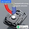 AIYATO Multifunction Locator Bluetooth Tracker Rechargeable floodlight Keys Finder USB flash drive Work With Apple Find My App 4