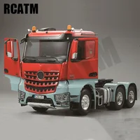 HERCULES New 1/14 Scale 3 Axial Remote Control Truck Movable Door for 1:14 Mercedes Benz Tamiya RC Tractor Actros 3551 6X4 1