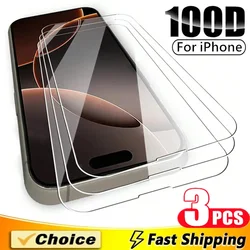 Premium 3-Pack 100D Tempered Glass Screen Protectors for Tempered Glass (For iPhone XS)