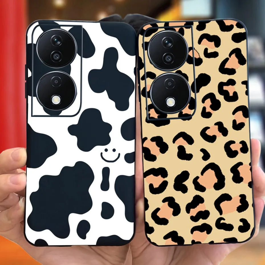 Lovely Printed Candy Color Phone Case - Soft Silicon TPU Shockproof Back Cover