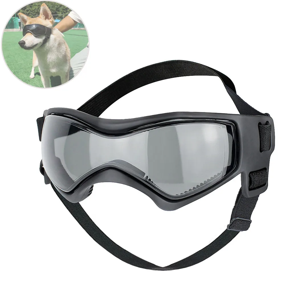 Dog SunGlasses Anti-UV Soft Frame Glasses For Small Medium Dogs Waterproof Protection Goggles Dog Accessories best selling pet glasses 6 color foldable small medium large dog uv protection sunglasses dog cat accessories pet supplies