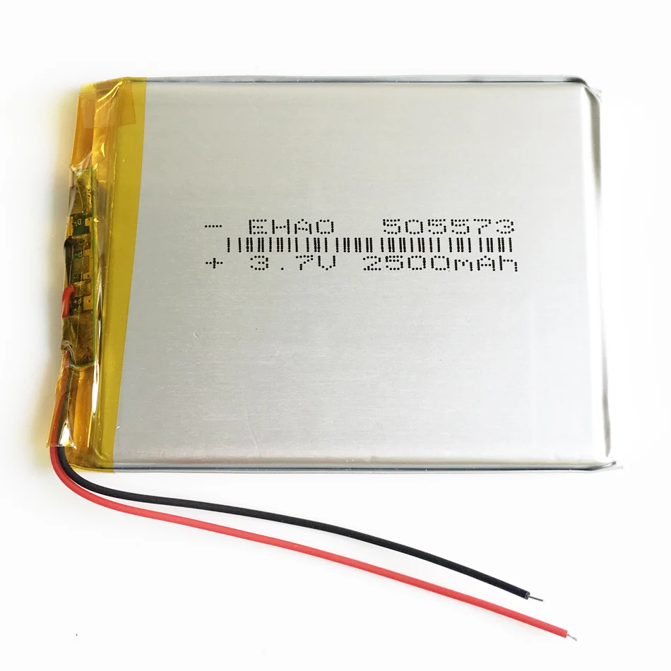 リチウムポリマー電池,5個,3.7v,2500mah,充電式バッテリー