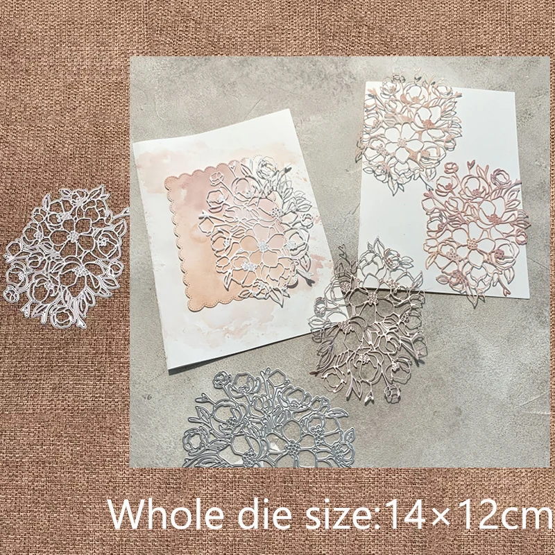 5 Stück Blumen-Metall-Stanzschablonen – Für Scrapbooking, Karten, DIY-Deko
