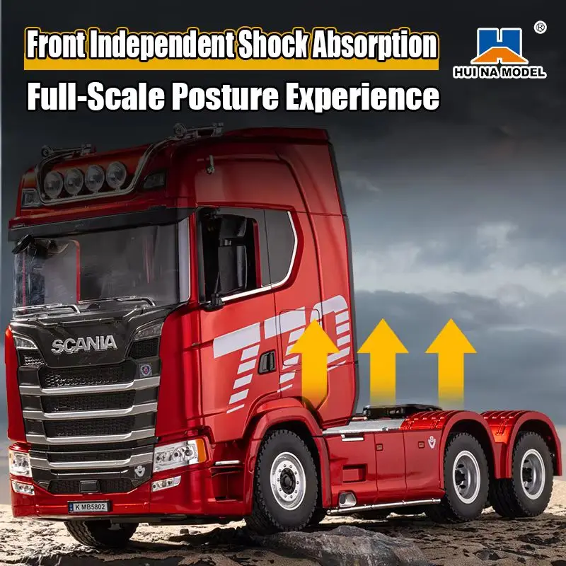 HUINA 1501 770S Scania Alloy Tractor 19CH RC Truck 1/18 2.4G