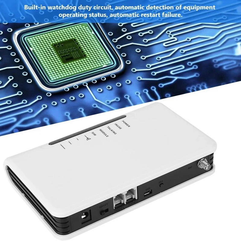 데스크탑 유선 전화용 4G 터미널, 오디오 카세트 셀룰러 카드, 고정 전화 (US 플러그), 1 세트