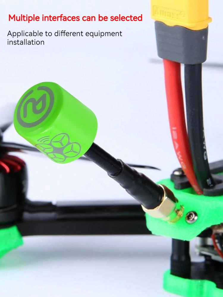 FPV MINI5 Lollipop Antenna 5.8G RHCP Image Transmission High Gain Antenna SMA/RP-SMA/MMCX/IPEX Drone Model Airplane Accessories