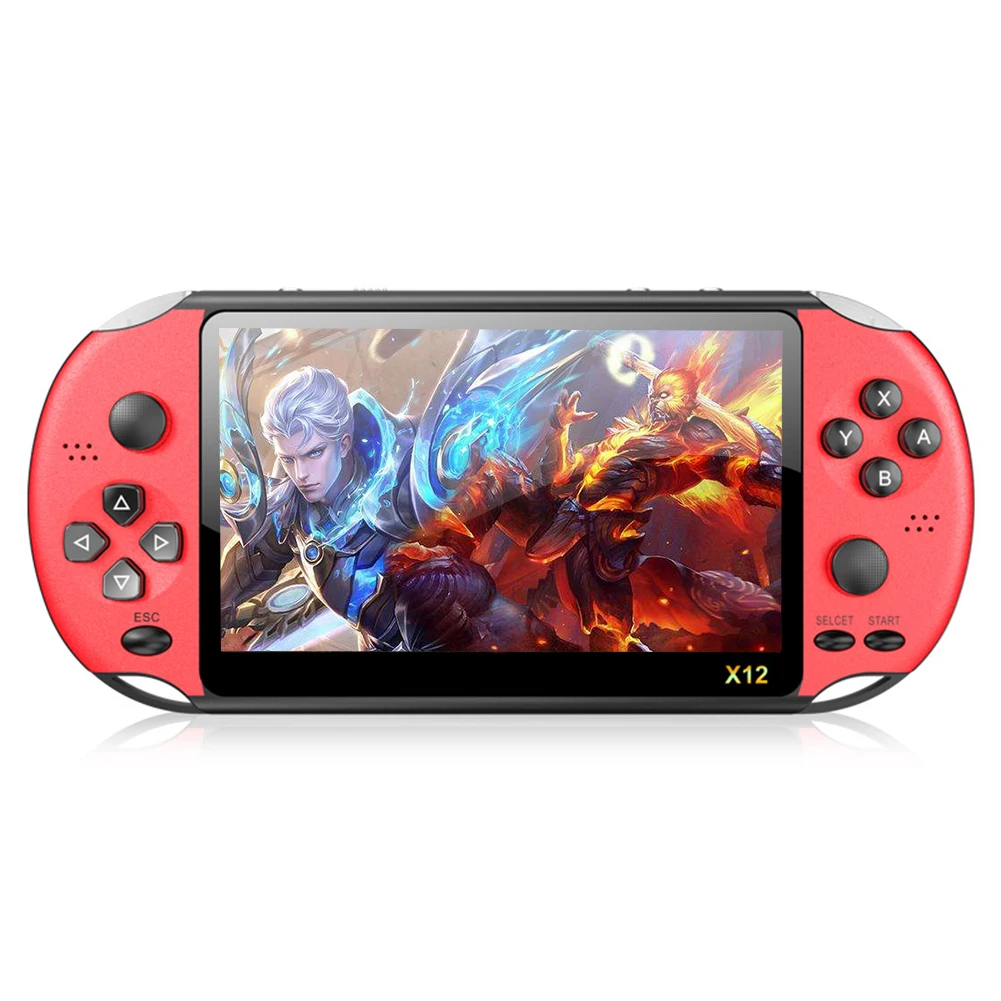 X7/12 Protable Handheld Gaming Console 8G Retro Mini Pocket Video Game Consoles Built-In 2000+ Classic Games Gift for Kids 