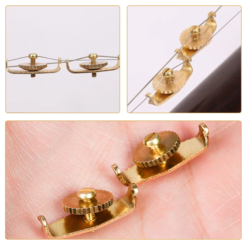5Pairs Useful Erhu Tuner Multiple Use Tuner for Instruments Erhu Turner Exquisite Tuning Tool