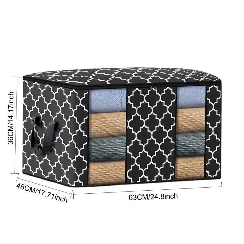 NEW Foldable Storage Bag Clothes Blanket Quilt Closet Sweater Organizer Box Pouches Fashion Sale Clothes Cabinet Organizer 6