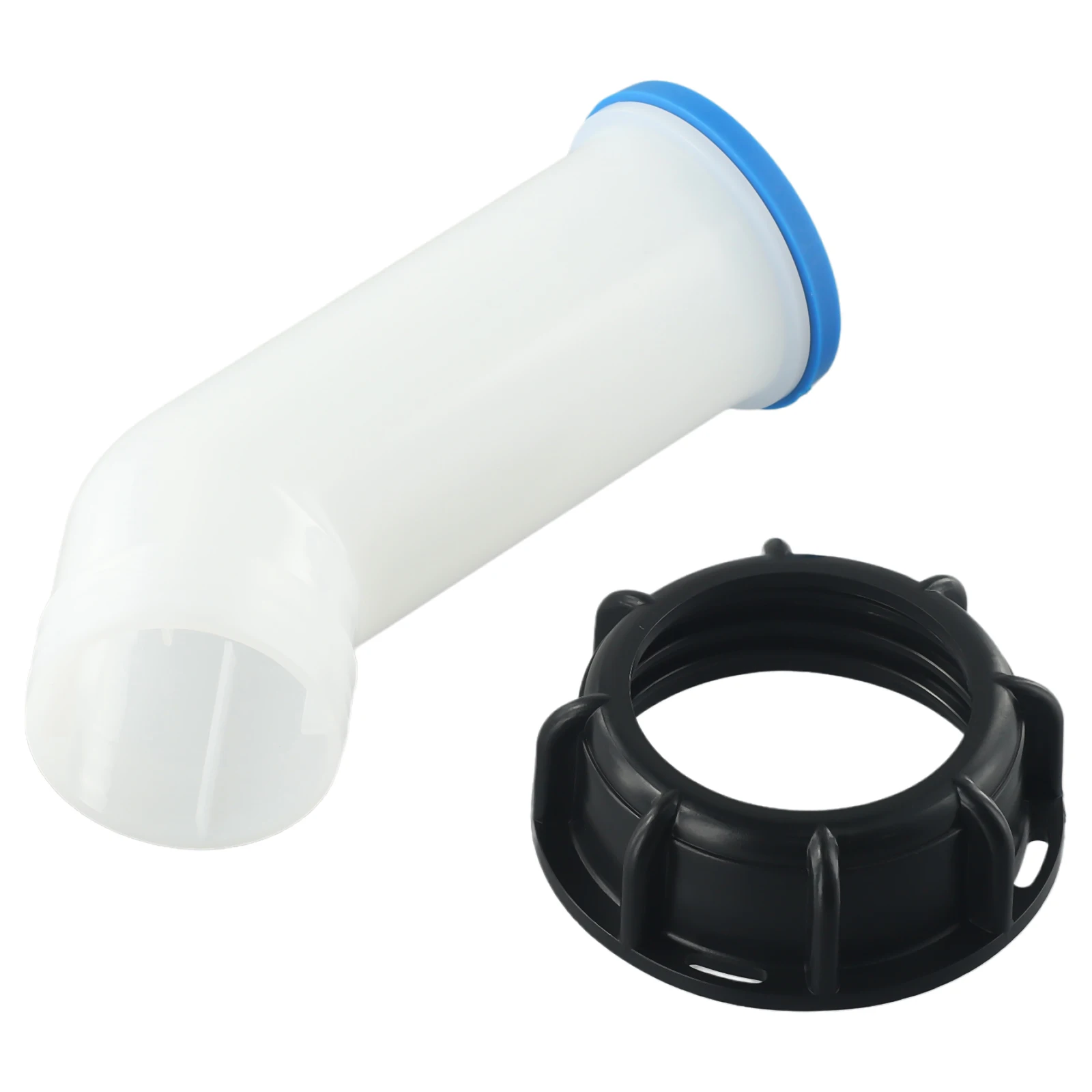 IBC Tank Fittings Hose Splitters Connector Replacement Extension Drain Spout Hose with Valve Fitting for 1000L IBC Water Tanks