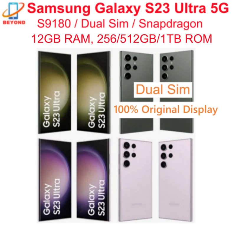 Samsung Galaxy S23 Ultra S9180 Dual Sim 12GB RAM