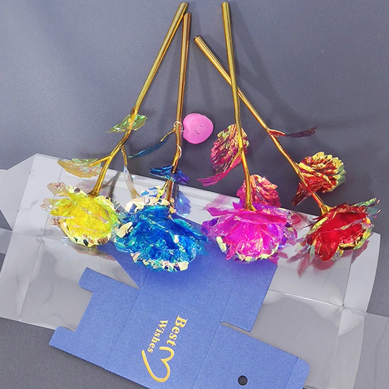 Eternal 24K Gold-Dipped Galaxy Rose - Forever Love Wedding Decor Gift