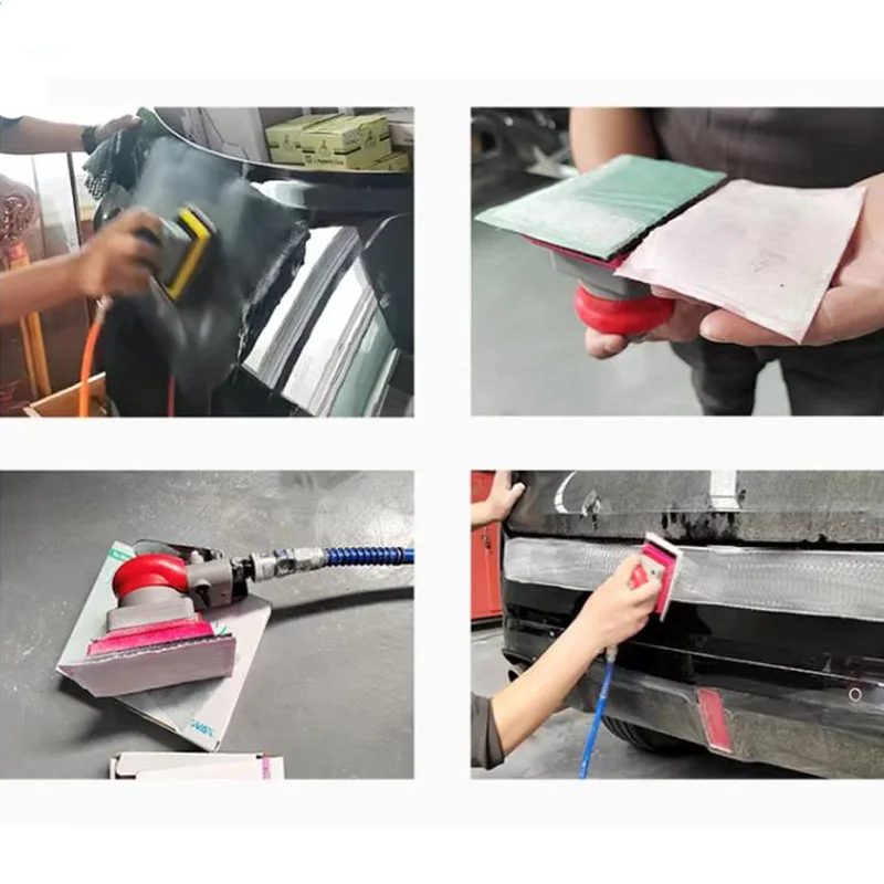 Sandpaper Set Japan KOVAX Square Soft Abrasive Paper Car Orange Peel Pattern Dry Grinder Polishing Machine Fine Polishing Sandpaper 85*130mm