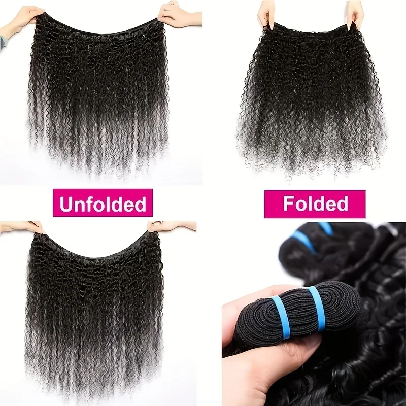 GOWIK Burmese Curly Human Hair Bundles Human Hair Quality Deep Wave Raw Hair Weave Bundle Double Drawn Vietnamese Hair Extension 4