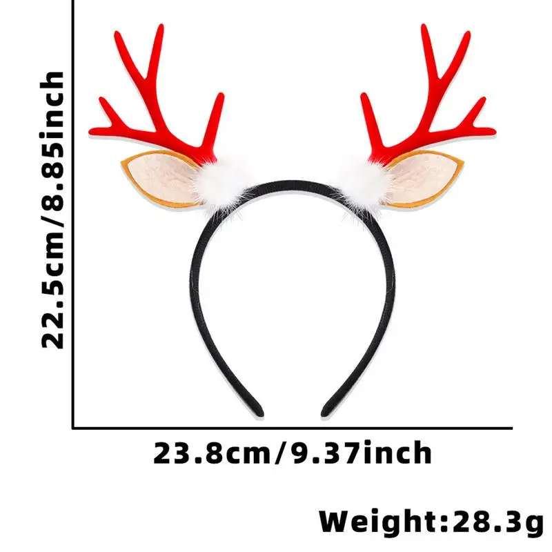 Deer Antler Headband Christmas Women Holiday Party Accessory Headband hair accessories hair headband