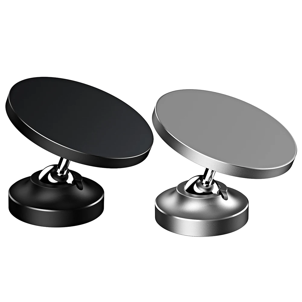 Universal Magnetic Phone Holder with Alloy Base - Strong Grip