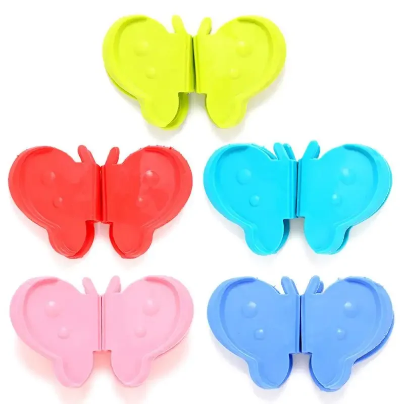 1pc Butterfly Shaped Silicone Anti-scald Devices Fridge Magnet Kitchen Tool Insulation Plate Clamp для кухни Kichen Decoracion kitchen tools