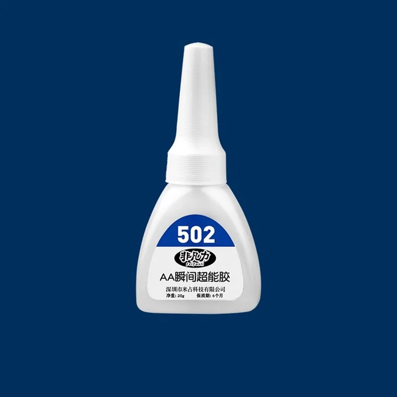 

Clear Liquid Super Glue 502 Strong Quick-dry Adhesive for Handmade DIY Jewelry Paste Plastic Toy Metal 20 Gram