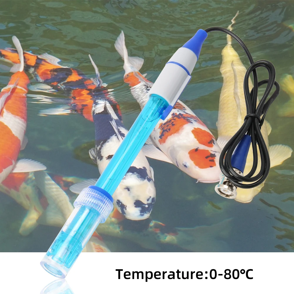 Ph Electrode Probe Aquarium Swimming Pool BNC Replace Probe Connector PH Calibra