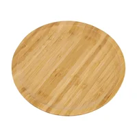 Trays Serving Tray 20*5*30cm Easy To Clean For Fruit Pizza Multi-functional Round Wooden Tableware Stand Food Tray 1