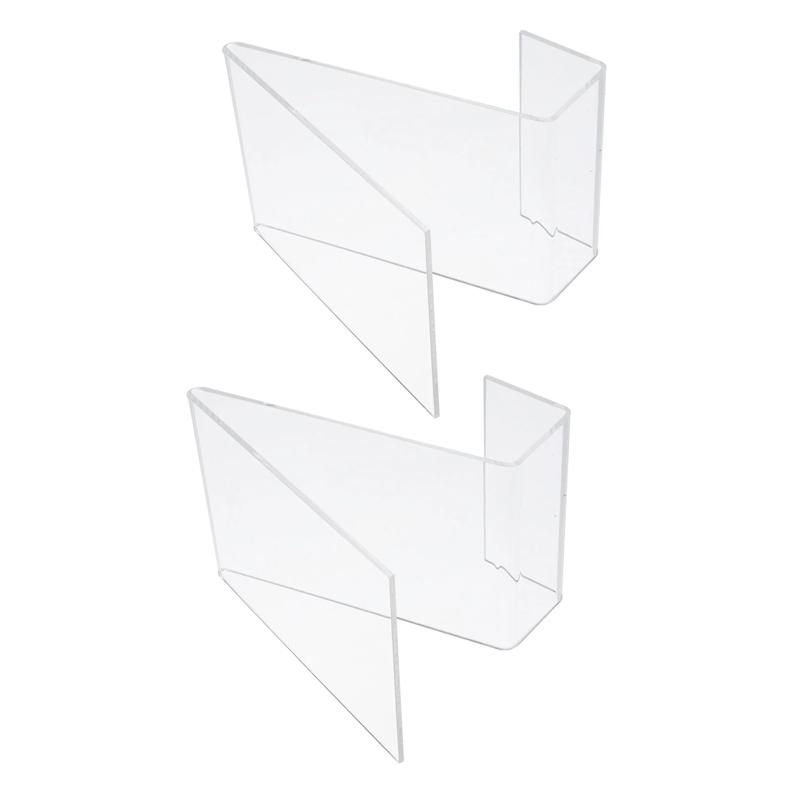 Book Display Stand Desktop Book Holder Transparent Acrylic Book Shelf Vertical Book Textbook Display Stand