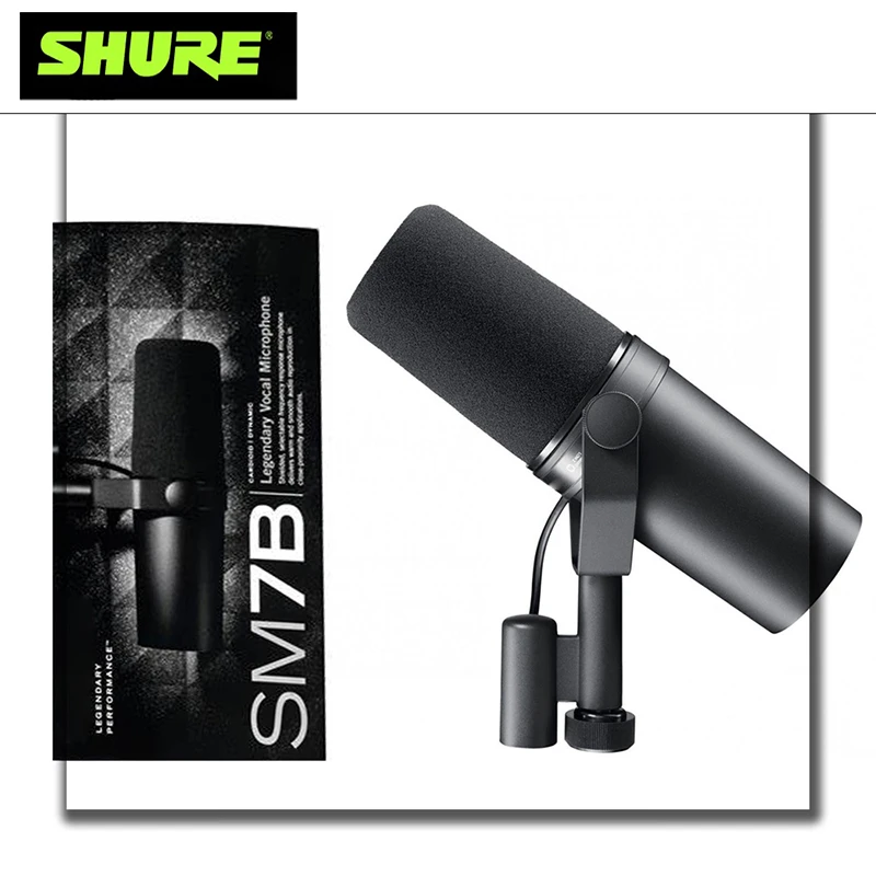 SHURE SM7B Studio Cardioid Dynamic Microphone Professional Recording
