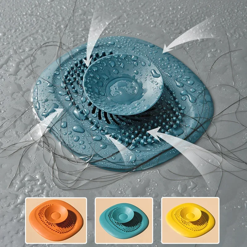 

4/1 Pcs Bath sink strainer Drain Hair Catcher Bath Stopper Sink Strainer Filter Shower sink strainer plug Bathroom Accessories