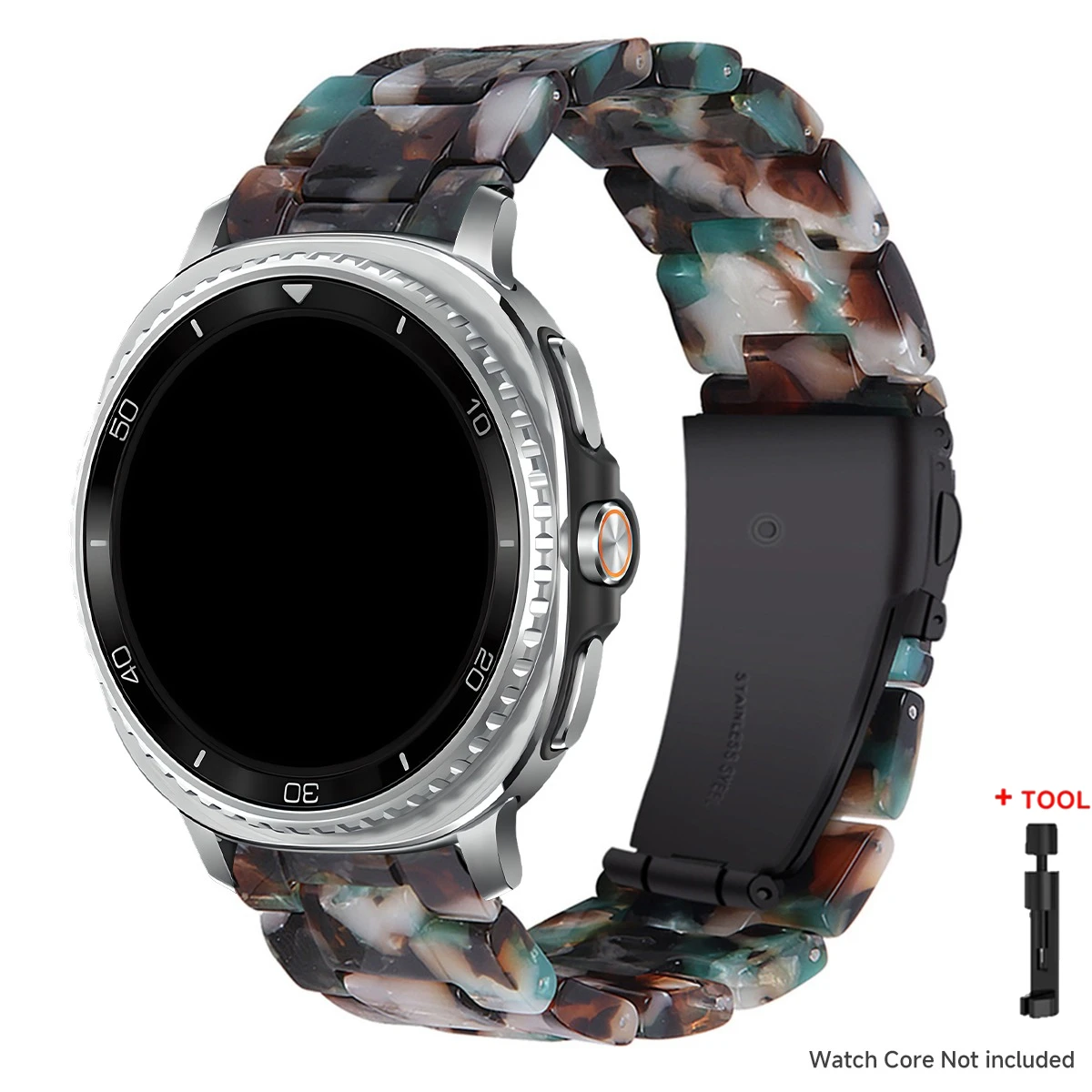 Transparent Resin Band Strap for Women – Stylish Bracelet for Watches