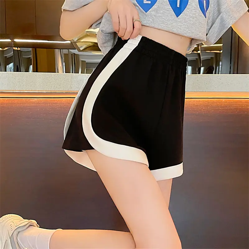 Sexy Casual Pants for Women in Spring and Summer Thin Loose and Slimming Wide Leg Shorts Sports A-line Hot Pants Women's Shorts