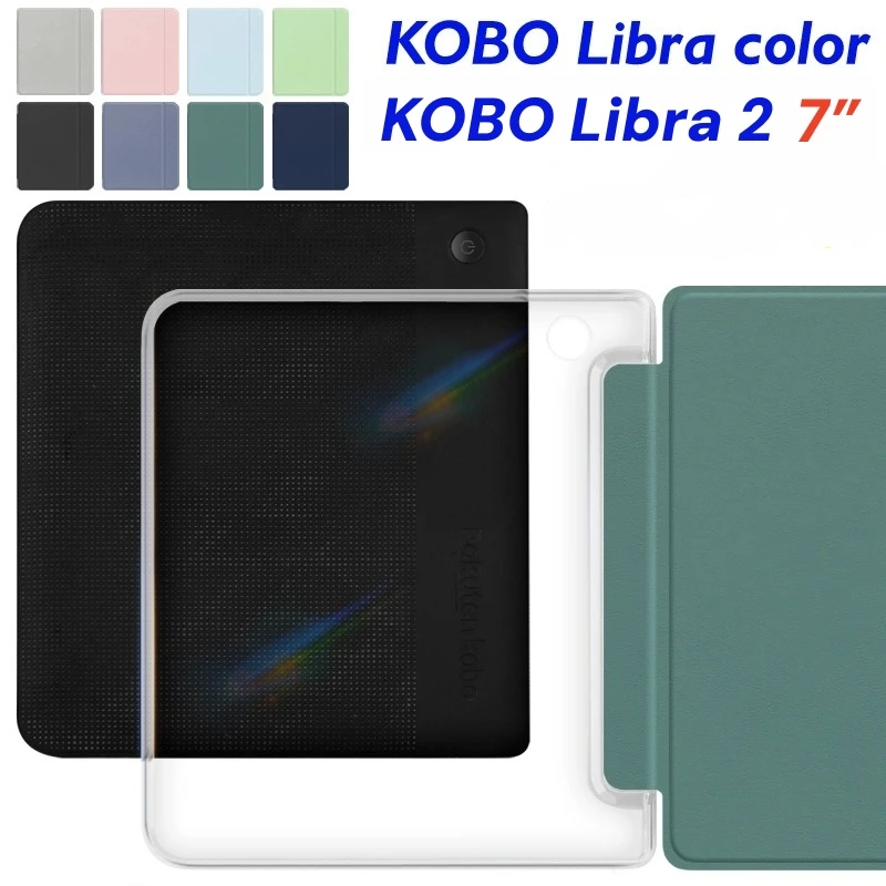 Acrylic Magnetic Smart Cover with Soft TPU Back