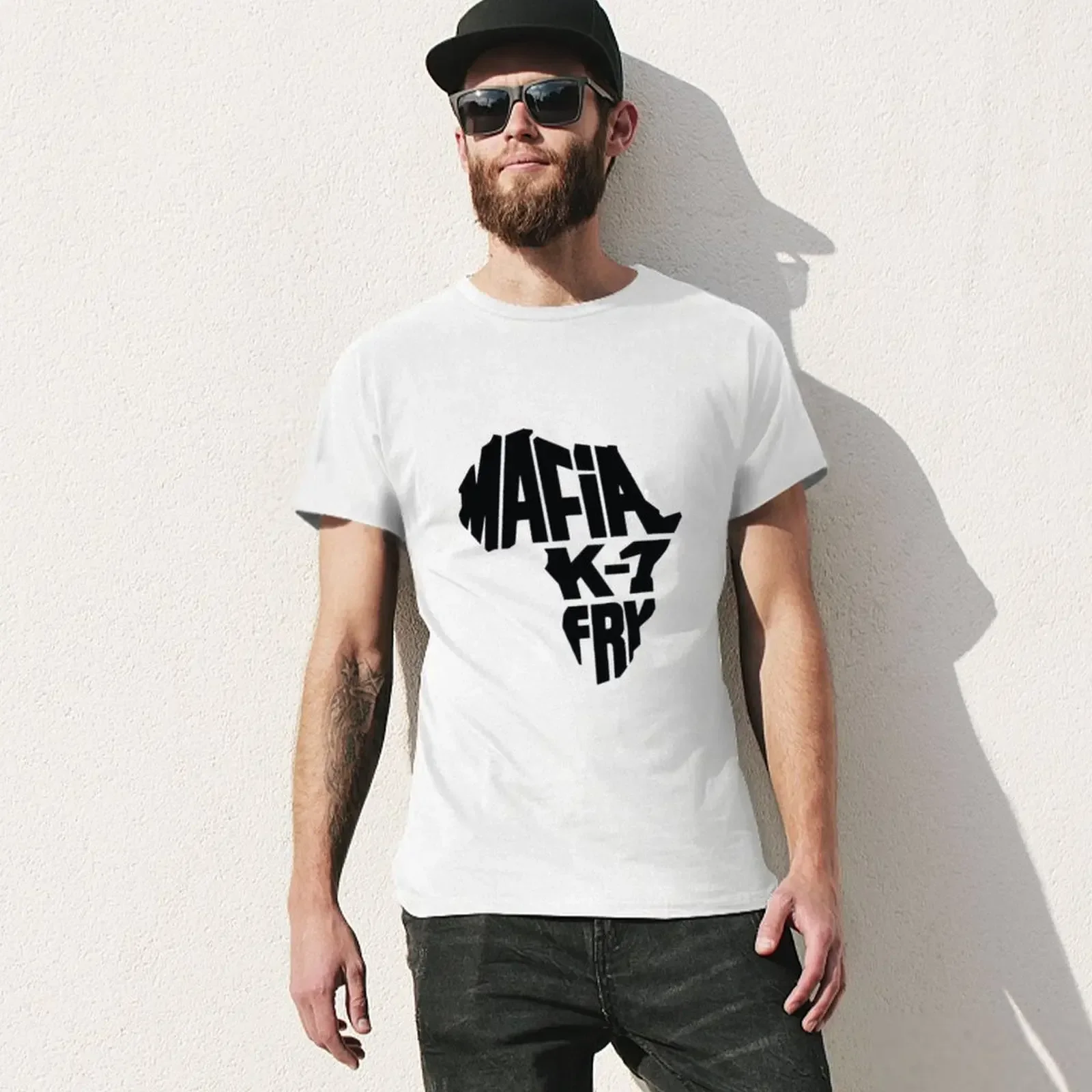 mafia k1 fry T-shirt boys whites quick-drying animal prinfor boys