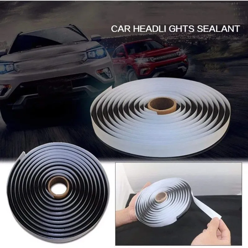 Car Headlight Sealant Butyl Tape 9mm*4m 1pcs