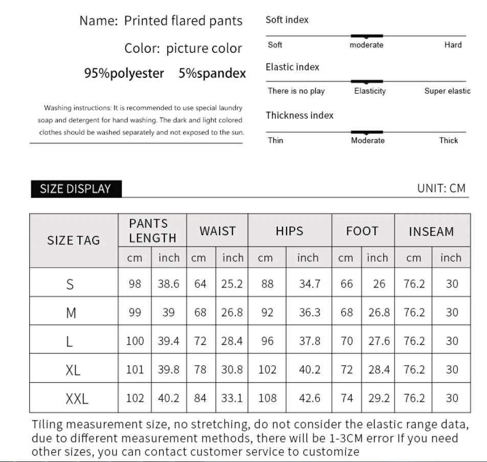 Nadanbao Rosa Meerjungfrau Flare Hosen für Frauen Fischschuppen 3D Digitaldruck Hosen Mode Casual Streetwear Frühling Herbst Unten – Detail 4