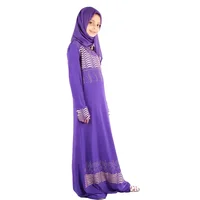 Abayas for Girl Dubai Baratas 85cm-115cm Old Muslim Dress
