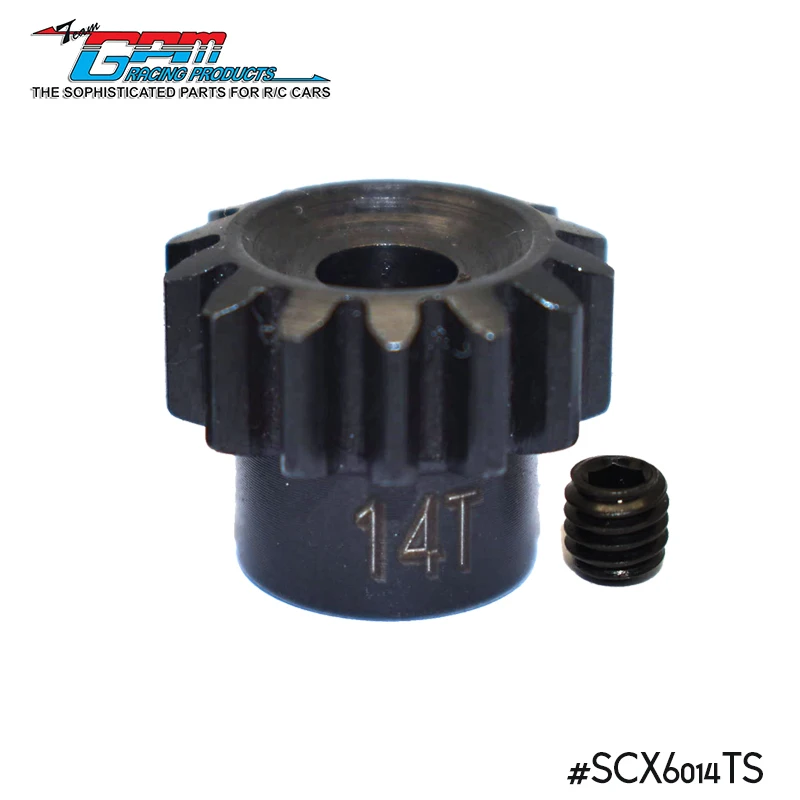 Genuine GPM Parts Steel Motor Gear 11T-17T for AXIAL SCX6 1/6 RC Electric Remote Control 4WD Climbing Model Car ARA310961 motor gear