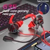 Type-C/3.5MM Plug Earphones Wired Gaming Headphones Handsfree Headset Gamer Earbuds With Mic For iPhone 16 15 pro Samsung Phones 1