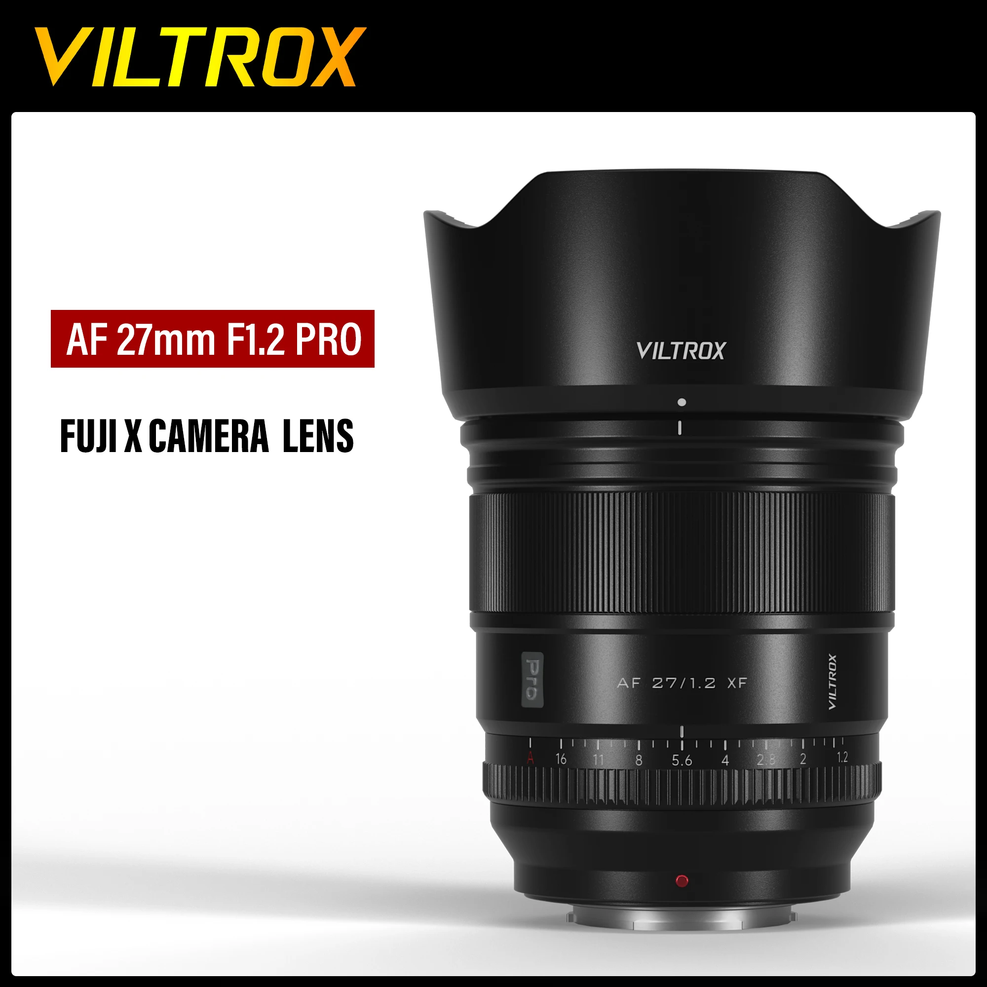 VILTROX 27mm 75mm F.1.2 Pro Fuji XF Camera Lens Ultra Large