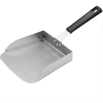 Stainless Steel BBQ Spatula – Multifunctional Food Shovel & Griddle Tool 1