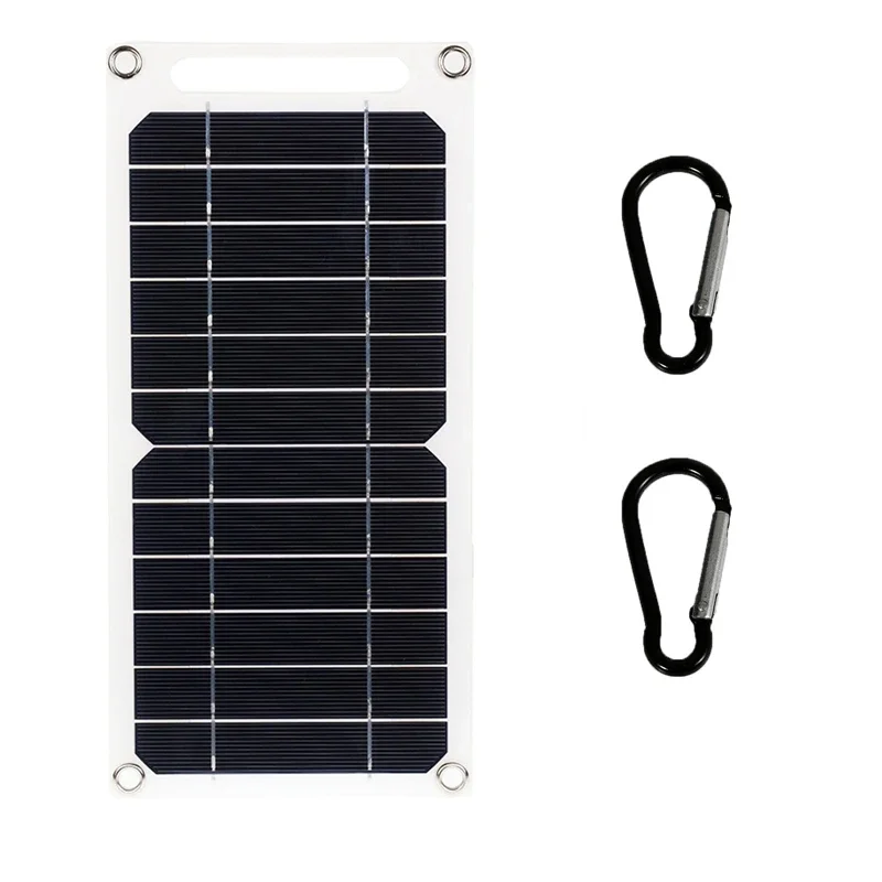 Foldable solar charger 30W solar panel with USB portable 5V solar cell outdoor hiking camping power bank for mobile phone charging bank battery charger