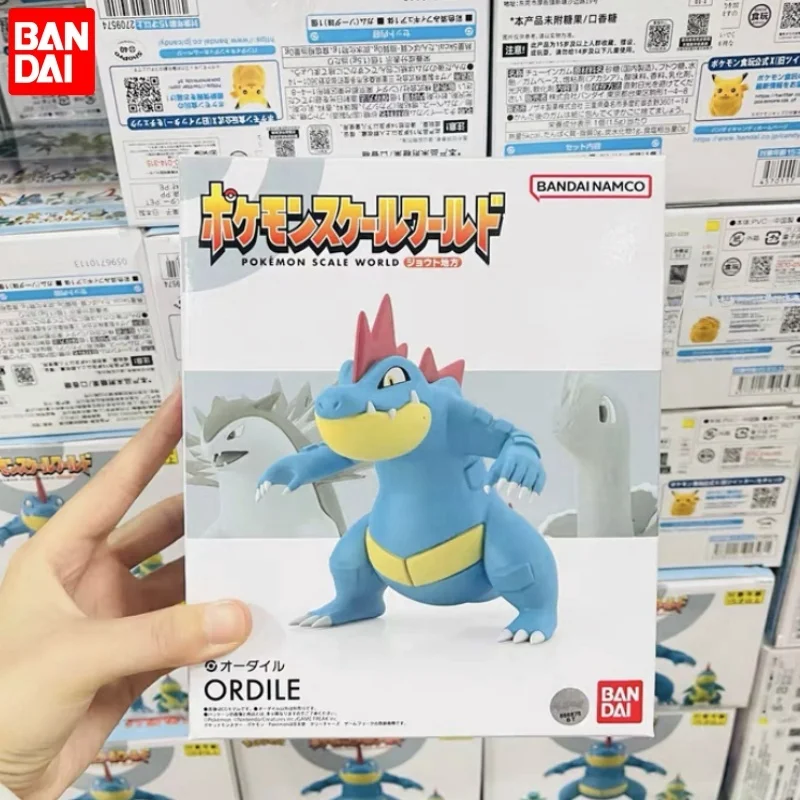 bandai-original-pokemon-scale-world-meganium-feraligatr-anime-action-figure-model-toys-for-boys-girls-birthday-gifts-in-stock