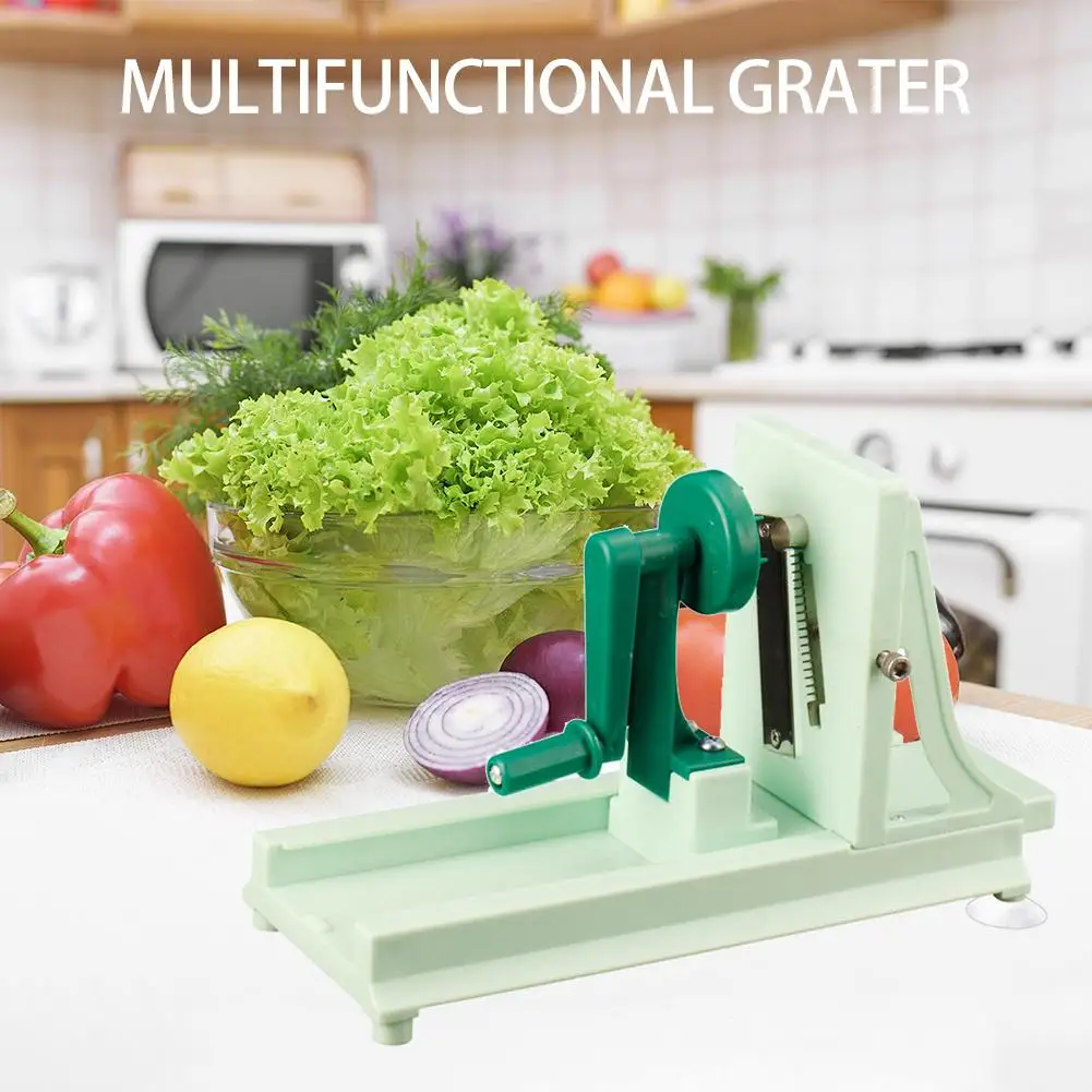 Manual Vegetable Spiral Slicer Multifunctional Vegetable Cutter Kitchen Tools Vegetable Shredder