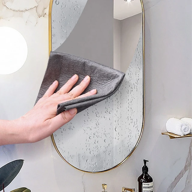 1 Db No Nyomkövetés Tisztítószövetek Csoda Mikroszálas Ruhás Üveg Tisztító Mágikus Ruhák Asztali Rongyos Otthoni Törülköző A Konyhához - Image 3