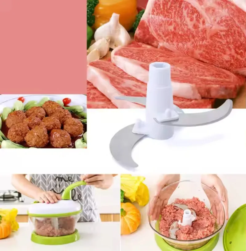 Manual Meat Grinder Hand Operated Food Processors Portable Multi-function Vegetable Cutter Garlic Chopper Mincer Mixer Blender garlic chopper meat grinder food grinder attachments